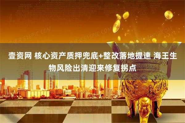 壹资网 核心资产质押兜底+整改落地提速 海王生物风险出清迎来修复拐点